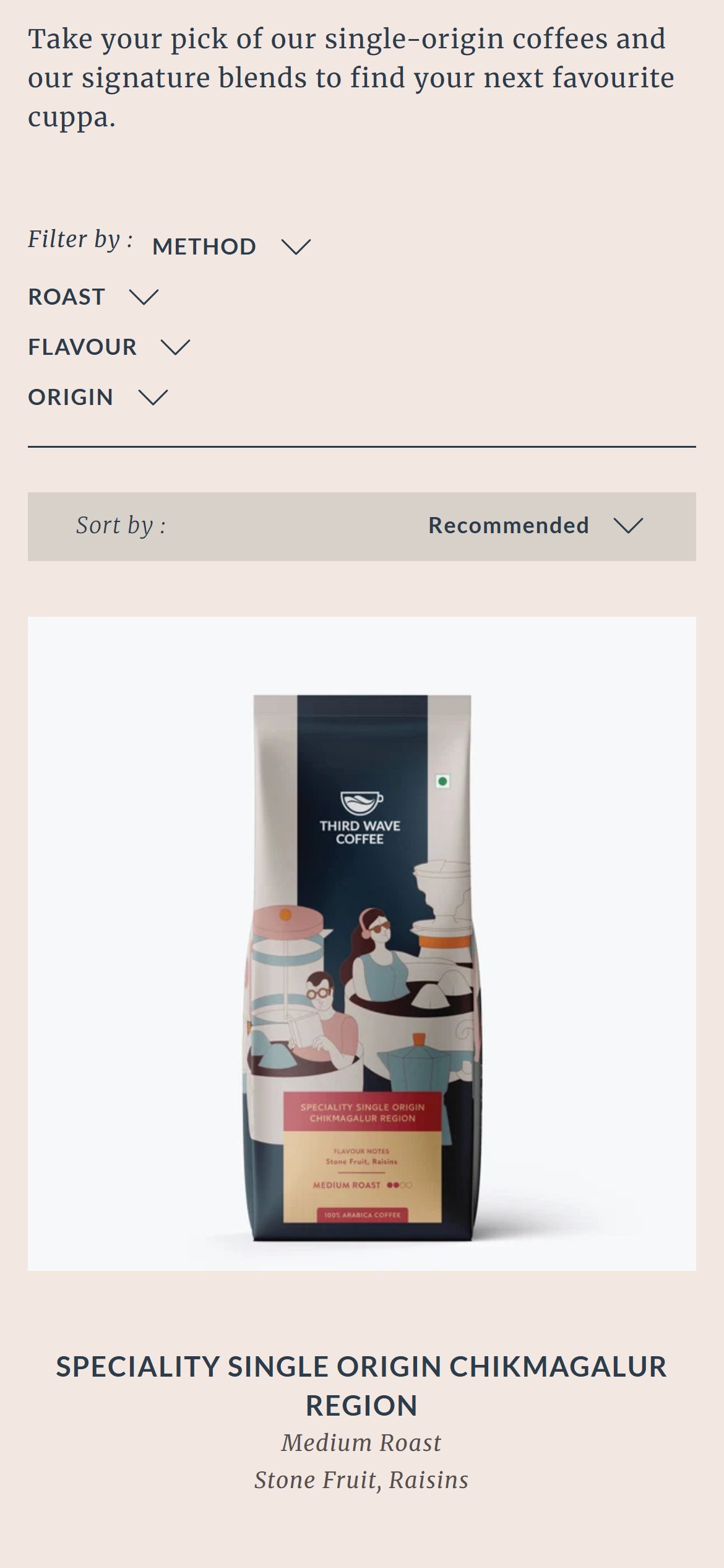 Third Wave Coffee - Mobile