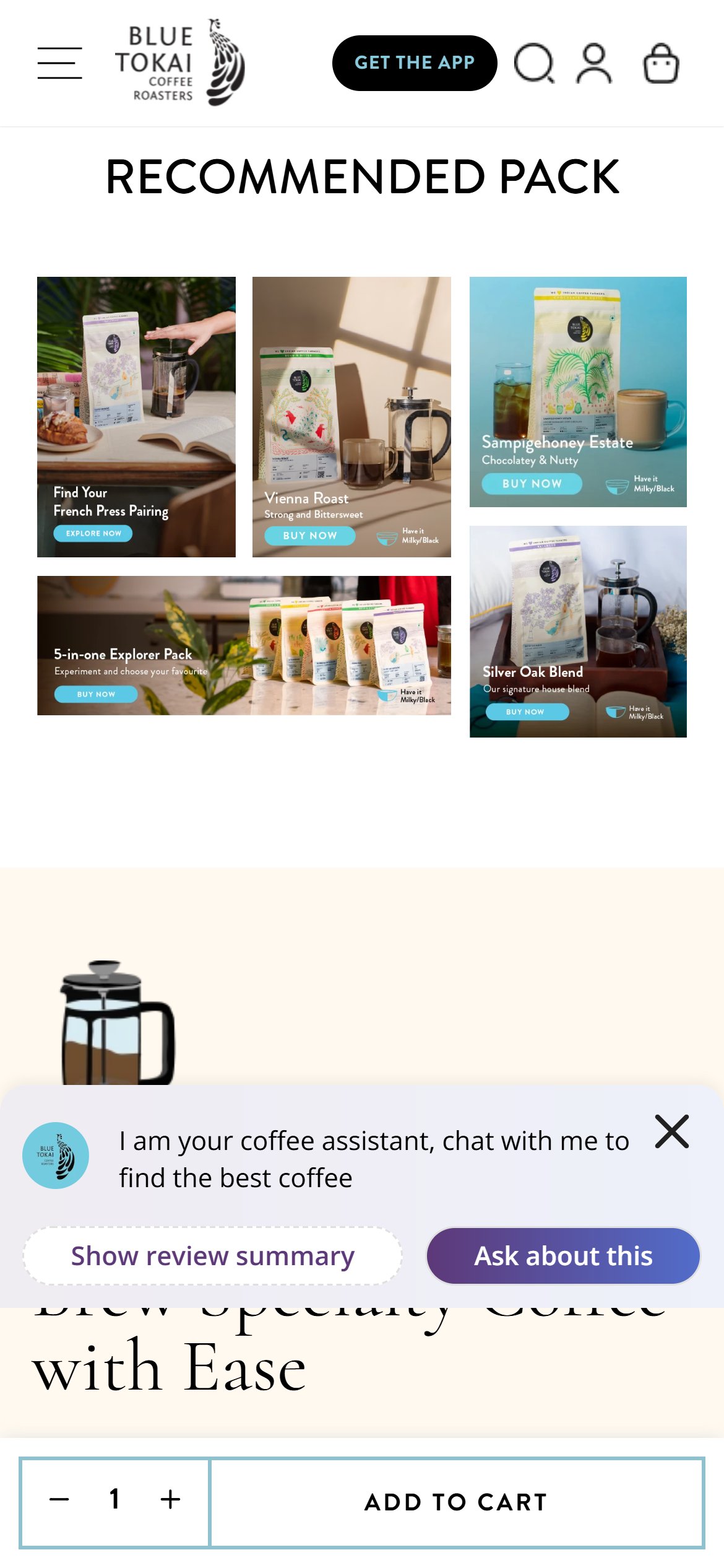 Blue Tokai Coffee - Mobile
